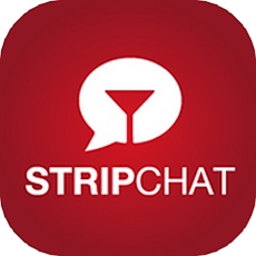STRIPCHATのアプリアイコン風のロゴ